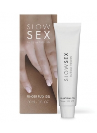 Гель для мастурбации с ароматом кокоса Slow Sex Finger Play Gel - 30 мл. - Bijoux Indiscrets - купить с доставкой в Батайске