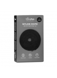 Черная веревка для бондажа Easytoys Bondage Rope - 5 м. - Easy toys - купить с доставкой в Батайске