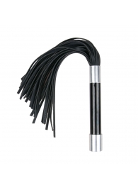 Черная плеть Easytoys Flogger With Metal Grip - 38 см. - Easy toys - купить с доставкой в Батайске
