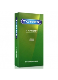 Текстурированные презервативы Torex  С точками  - 12 шт. - Torex - купить с доставкой в Батайске