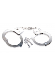 Металлические наручники Beginner s Metal Cuffs - Pipedream - купить с доставкой в Батайске