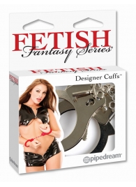 Металлические серебристые наручники Designer Metal Handcuffs - Pipedream - купить с доставкой в Батайске