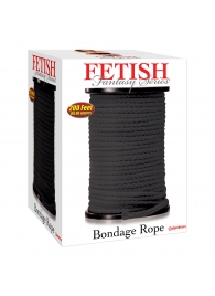 Черная веревка для связывания Bondage Rope - 60,9 м. - Pipedream - купить с доставкой в Батайске