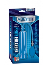 Синяя вакуумная помпа MENZSTUFF PENIS ENLARGER - Dream Toys - в Батайске купить с доставкой