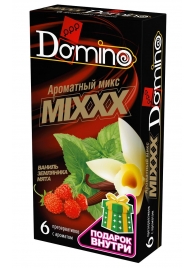 Ароматизированные презервативы DOMINO  Ароматный микс  - 6 шт. - Domino - купить с доставкой в Батайске