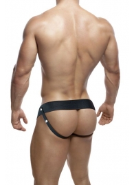 Черный мужской страпон DR. SKIN 6INCH HOLLOW STRAP ON - 16 см. - Blush Novelties - купить с доставкой в Батайске