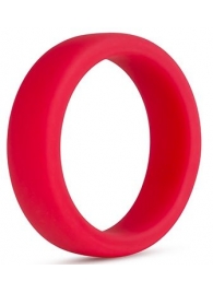 Красное эрекционное кольцо Silicone Go Pro Cock Ring - Blush Novelties - в Батайске купить с доставкой