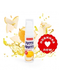 Гель-смазка Tutti-frutti со вкусом сочной дыни - 30 гр. - Биоритм - купить с доставкой в Батайске