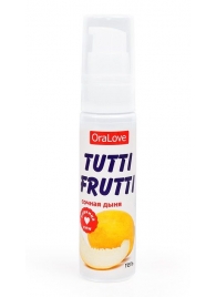 Гель-смазка Tutti-frutti со вкусом сочной дыни - 30 гр. - Биоритм - купить с доставкой в Батайске