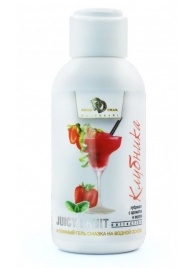 Интимный гель-смазка JUICY FRUIT с ароматом клубники - 100 мл. - БиоМед - купить с доставкой в Батайске