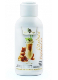 Интимный гель-смазка JUICY FRUIT с ароматом солёной карамели - 100 мл. - БиоМед - купить с доставкой в Батайске