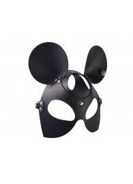 Черная кожаная маска  Мышка - Sitabella - купить с доставкой в Батайске