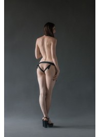 Черные трусики Better с анальной насадкой - 8 см. - Lola Games - купить с доставкой в Батайске