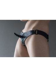 Черные трусики Better с анальной насадкой - 8 см. - Lola Games - купить с доставкой в Батайске