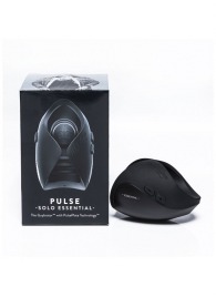 Черный инновационный мужской вибратор PULSE SOLO ESSENTIAL - Hot Octopuss - в Батайске купить с доставкой