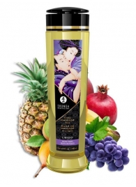 Массажное масло Libido Exotic Fruits с ароматом экзотических фруктов - 240 мл. - Shunga - купить с доставкой в Батайске