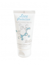 Увлажняющий лубрикант на водной основе Love Protection - 50 мл. - Lola Games - купить с доставкой в Батайске
