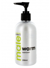 Лубрикант с согревающим эффектом MALE Cobeco Warm Lubricant - 250 мл. - Cobeco - купить с доставкой в Батайске