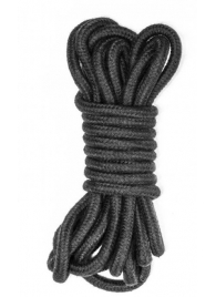 Черная веревка Do Not Disturb - 5 м. - Lola Games - купить с доставкой в Батайске