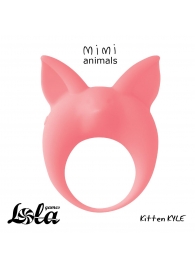 Оранжевое эрекционное кольцо Kitten Kyle - Lola Games - в Батайске купить с доставкой