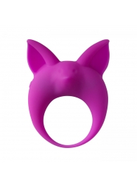 Фиолетовое эрекционное кольцо Kitten Kyle - Lola Games - в Батайске купить с доставкой
