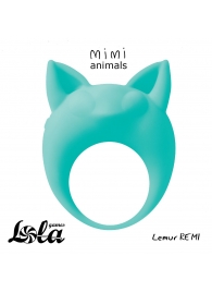 Зеленое эрекционное кольцо Lemur Remi - Lola Games - в Батайске купить с доставкой