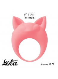 Оранжевое эрекционное кольцо Lemur Remi - Lola Games - в Батайске купить с доставкой