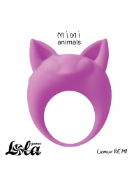 Фиолетовое эрекционное кольцо Lemur Remi - Lola Games - в Батайске купить с доставкой