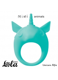 Зеленое эрекционное кольцо Unicorn Alfie - Lola Games - в Батайске купить с доставкой