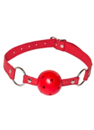 Красный кляп-шарик Firecracker - Lola Games - купить с доставкой в Батайске