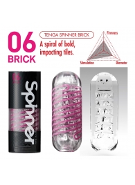 Мастурбатор SPINNER Brick - Tenga - в Батайске купить с доставкой