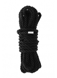 Черная веревка для шибари DELUXE BONDAGE ROPE - 5 м. - Dream Toys - купить с доставкой в Батайске