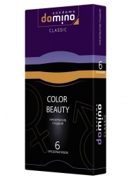 Разноцветные презервативы DOMINO Colour Beauty - 6 шт. - Domino - купить с доставкой в Батайске