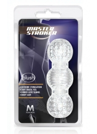 Прозрачный фигурный мастурбатор Master Stroker - Blush Novelties - в Батайске купить с доставкой
