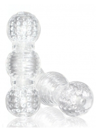 Прозрачный фигурный мастурбатор Master Stroker - Blush Novelties - в Батайске купить с доставкой
