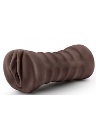Коричневый мастурбатор-вагина Hot Chocolate Brianna - Blush Novelties - в Батайске купить с доставкой