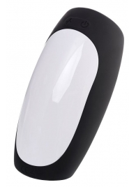 Черно-белый перезаряжаемый мастурбатор Erotist Hailstorm - Erotist Adult Toys - в Батайске купить с доставкой