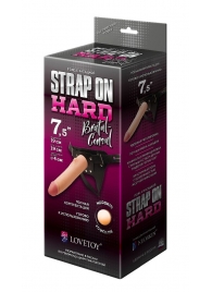 Пояс-трусики с насадкой Hard brutal-consul - 19 см. - LOVETOY (А-Полимер) - купить с доставкой в Батайске