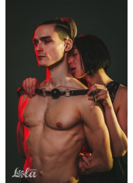 Черный кляп Love Addict на замочке - Lola Games - купить с доставкой в Батайске