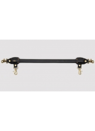 Черная распорка для ног Bound to You Faux Leather Spreader Bar - 50,8 см. - Fifty Shades of Grey - купить с доставкой в Батайске