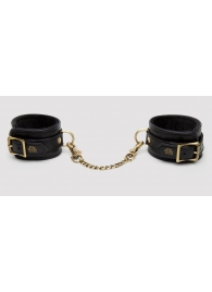 Черные оковы на ноги Bound to You Faux Leather Ankle Cuffs - Fifty Shades of Grey - купить с доставкой в Батайске