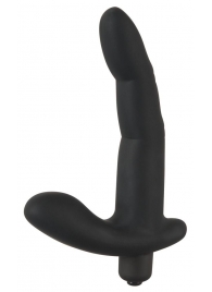 Черный вибромассажер простаты Naughty Finger Prostate Vibe - 13,8 см. - Orion - в Батайске купить с доставкой