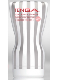 Мастурбатор TENGA Squeeze Tube Cup Soft - Tenga - в Батайске купить с доставкой