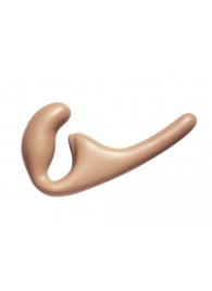 Бежевый безремневой страпон Seduction - 20,5 см. - Lola Games - купить с доставкой в Батайске
