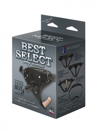 Пояс HARNESS BEST SELECT с вагинальной пробкой - LOVETOY (А-Полимер) - купить с доставкой в Батайске