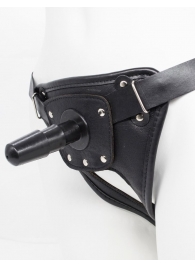 Черный пояс для насадок CLASS STRAP Restyling - LOVETOY (А-Полимер) - купить с доставкой в Батайске