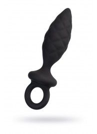 Черная анальная пробка Strob M - 13,5 см. - Erotist Adult Toys