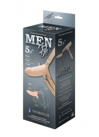 Телесный мужской парапротез MEN STYLE - 15 см. - LOVETOY (А-Полимер) - купить с доставкой в Батайске