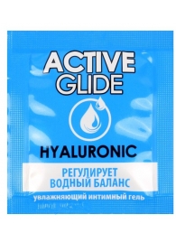 Лубрикант на водной основе Active Glide с гиалуроновой кислотой - 3 гр. - Биоритм - купить с доставкой в Батайске