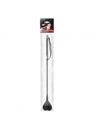 Черный стек с наконечником-сердечком - 54 см. - Notabu - купить с доставкой в Батайске